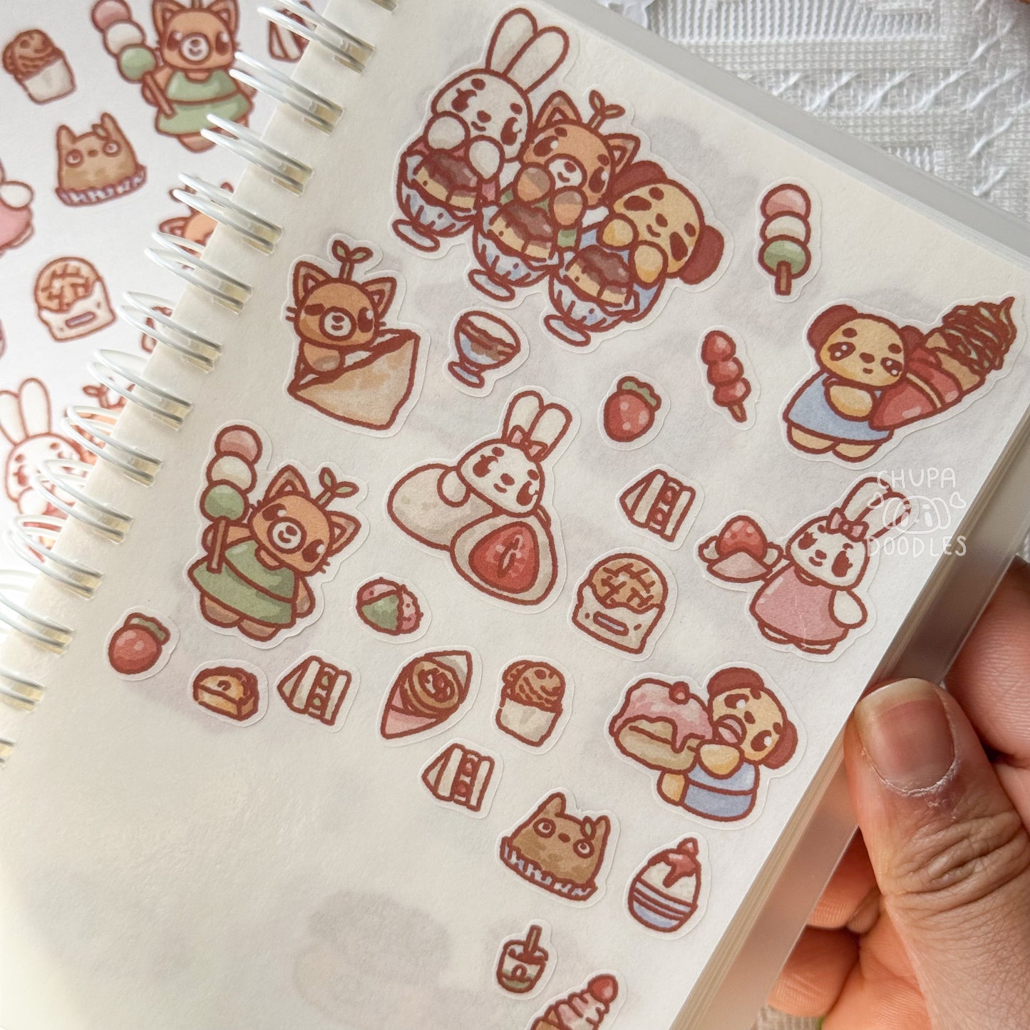 PomPom! Japan Desserts Cute Sticker Sheet