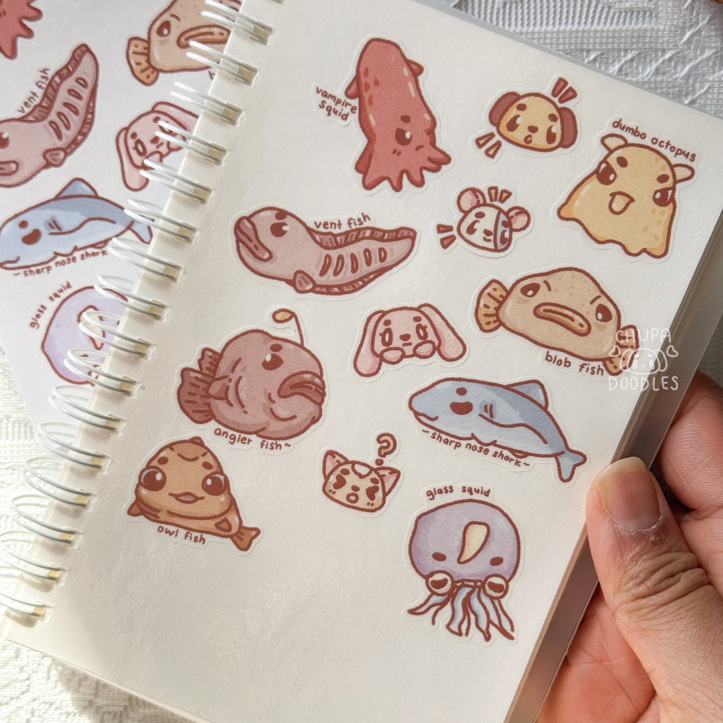 The Midnight Zone Holographic Cute Sticker Sheet