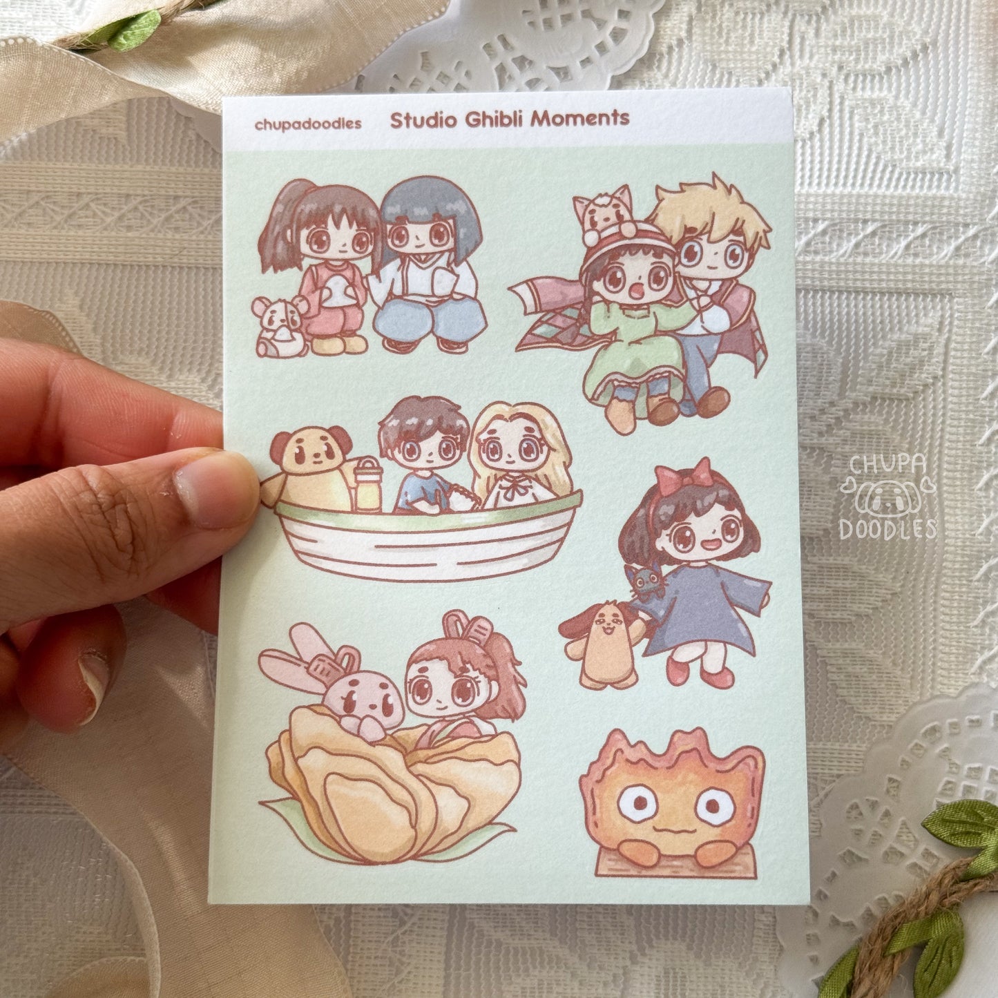 Studio Ghibli Cute Sticker Sheet