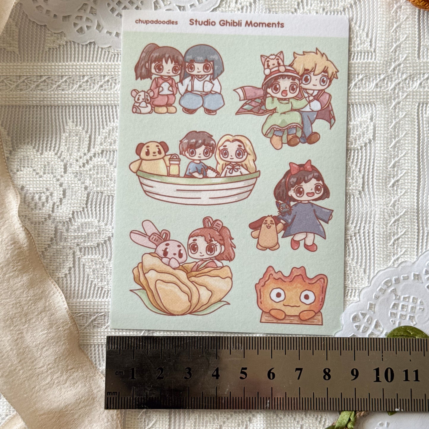 Studio Ghibli Cute Sticker Sheet