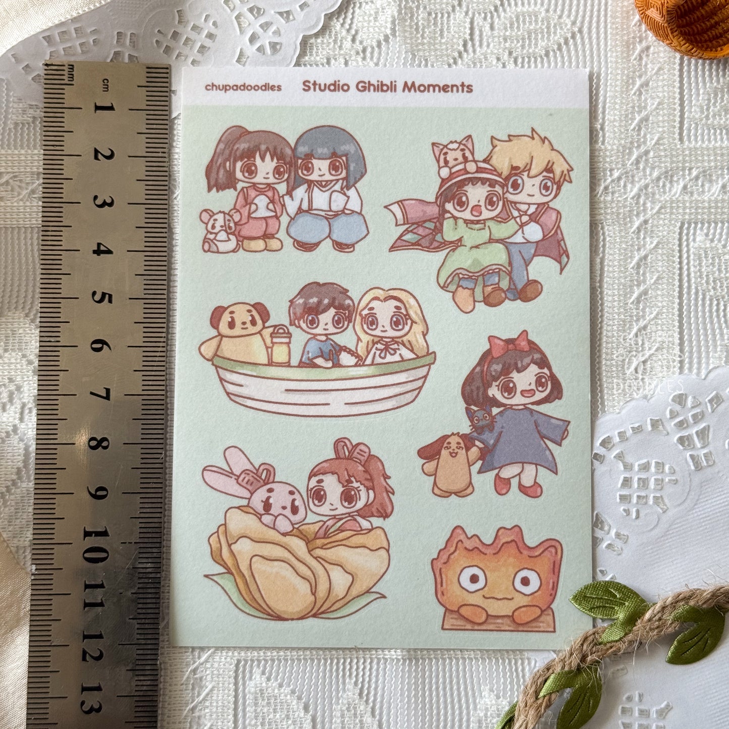 Studio Ghibli Cute Sticker Sheet