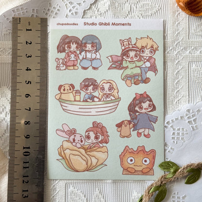 Studio Ghibli Cute Sticker Sheet