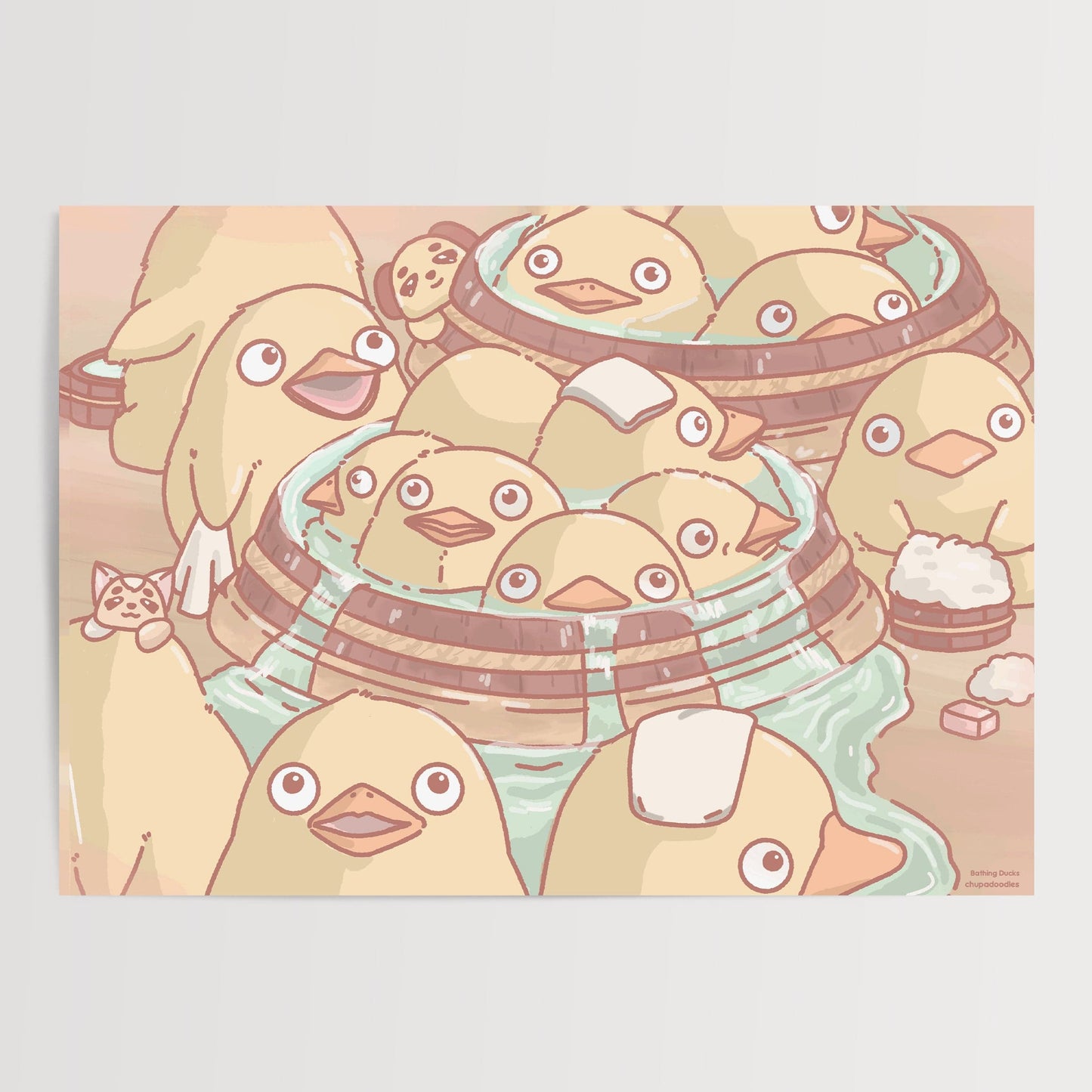 Spirited Away Ducks Art Print