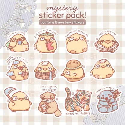 Mystery Sticker Pack - 8 Cute Stickers
