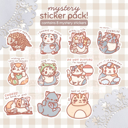 Mystery Sticker Pack - 8 Cute Stickers