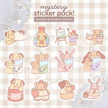 Mystery Sticker Pack - 8 Cute Stickers