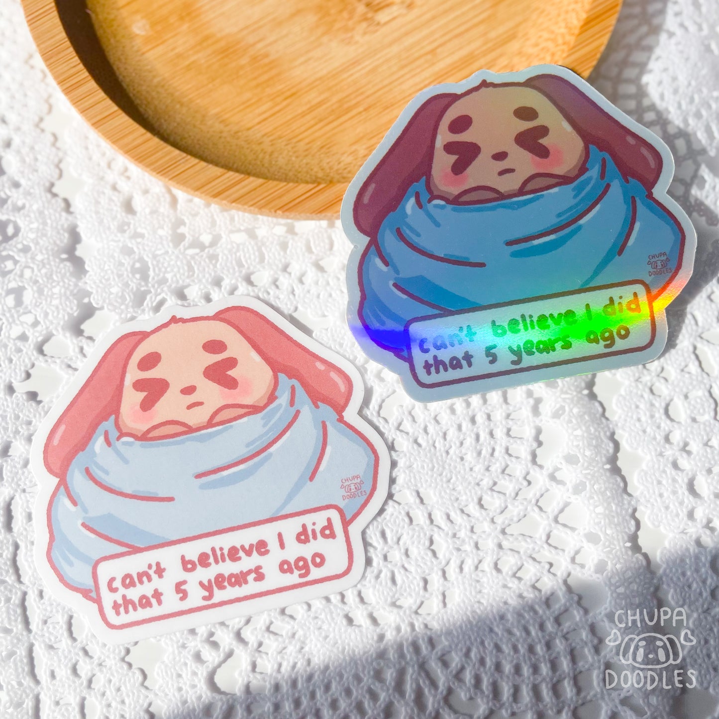 Neurodiversity & Relatable Memes Die Cut Sticker Bundle (Full Holo/White Matte)