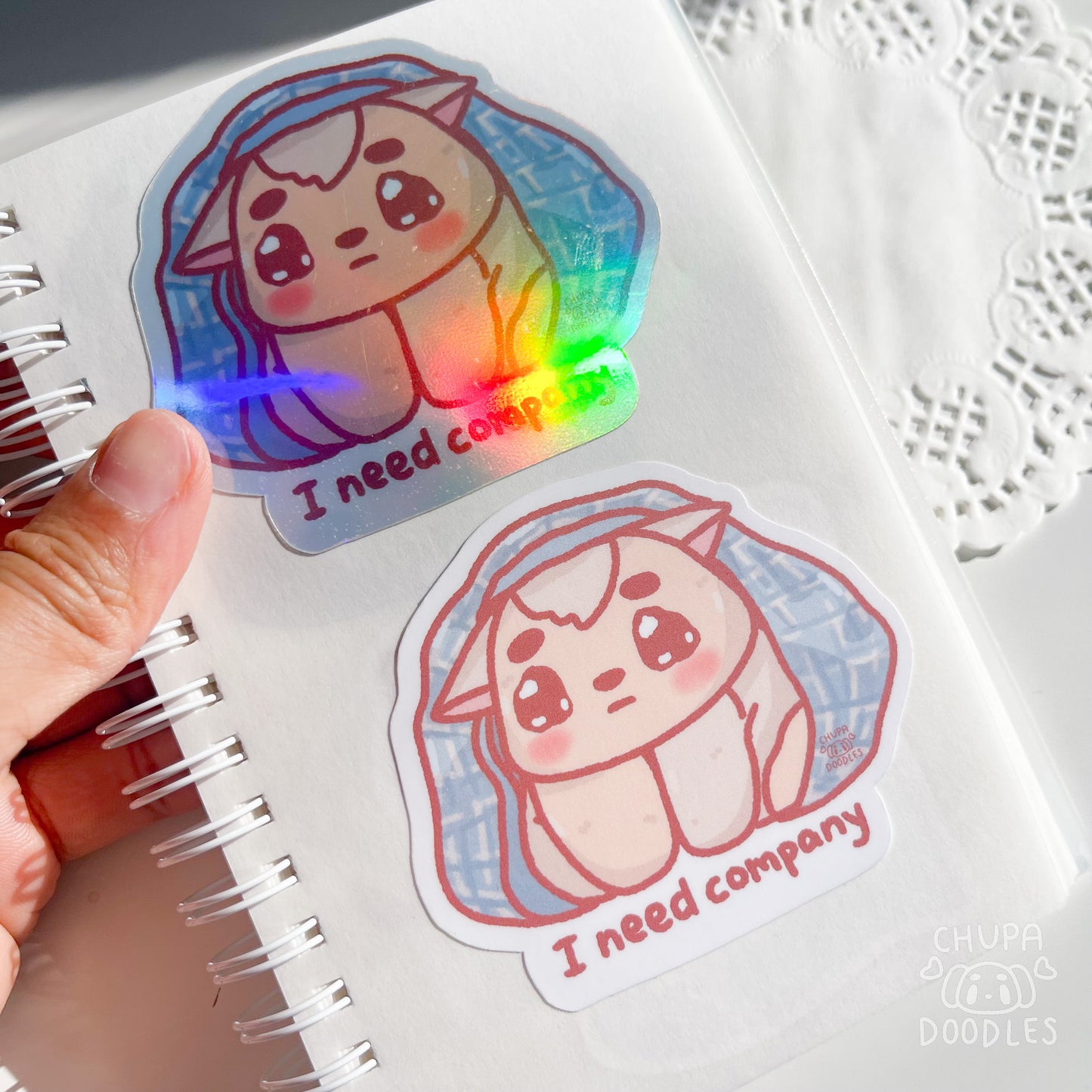 Neurodiversity & Relatable Memes Die Cut Sticker Bundle (Full Holo/White Matte)