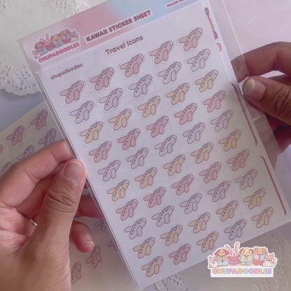 Kawaii Planner Sticker Sheet Bundle