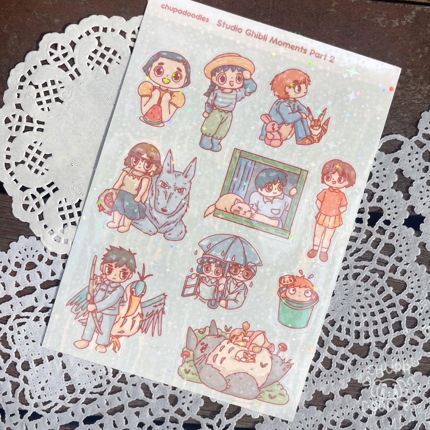 Studio Ghibli Moments 2 Star Holo Sticker Sheet