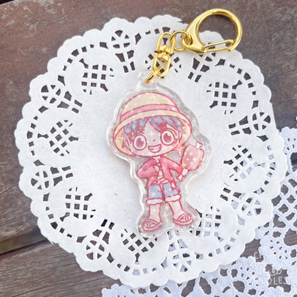 Luffy Nakama Holo Keychain