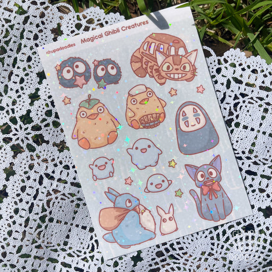 Magical Creatures Star Holo Sticker Sheet
