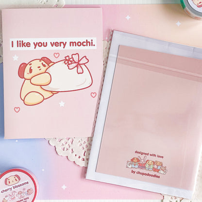 I Like You Very Mochi (Like/Loving Greeting Card)