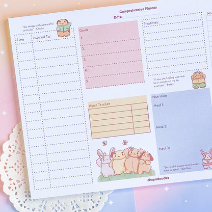 A4 Comprehensive Daily Planner Notepad