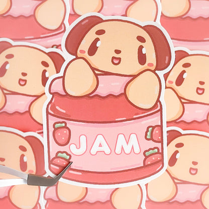 Chupa Strawberry Jam Die Cut Sticker