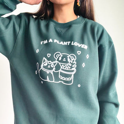 I’m A Plant Lover Green Sweater