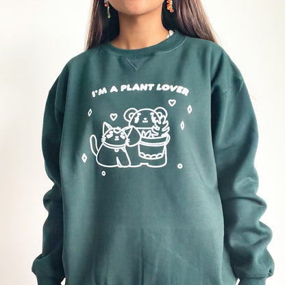 I’m A Plant Lover Green Sweater